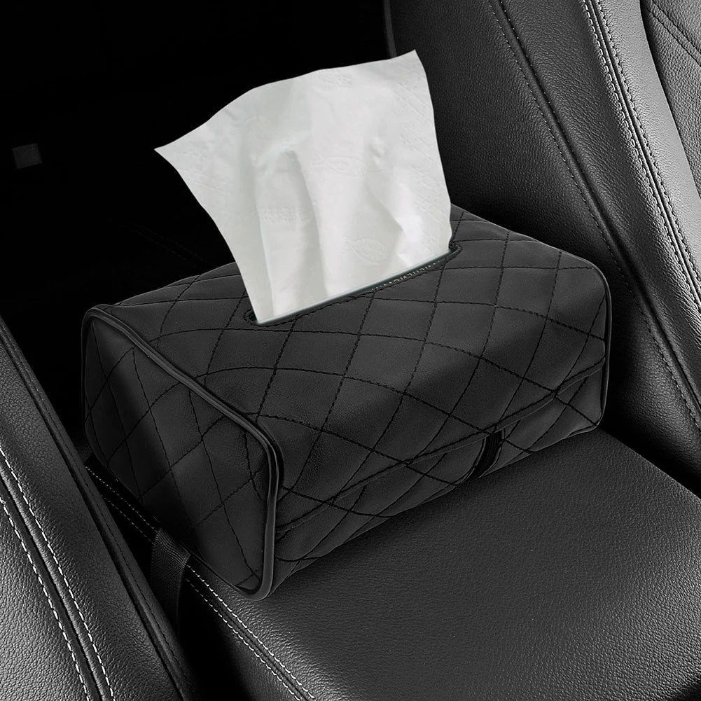 Car Tissue Box  Holder Auto Interior Storage
