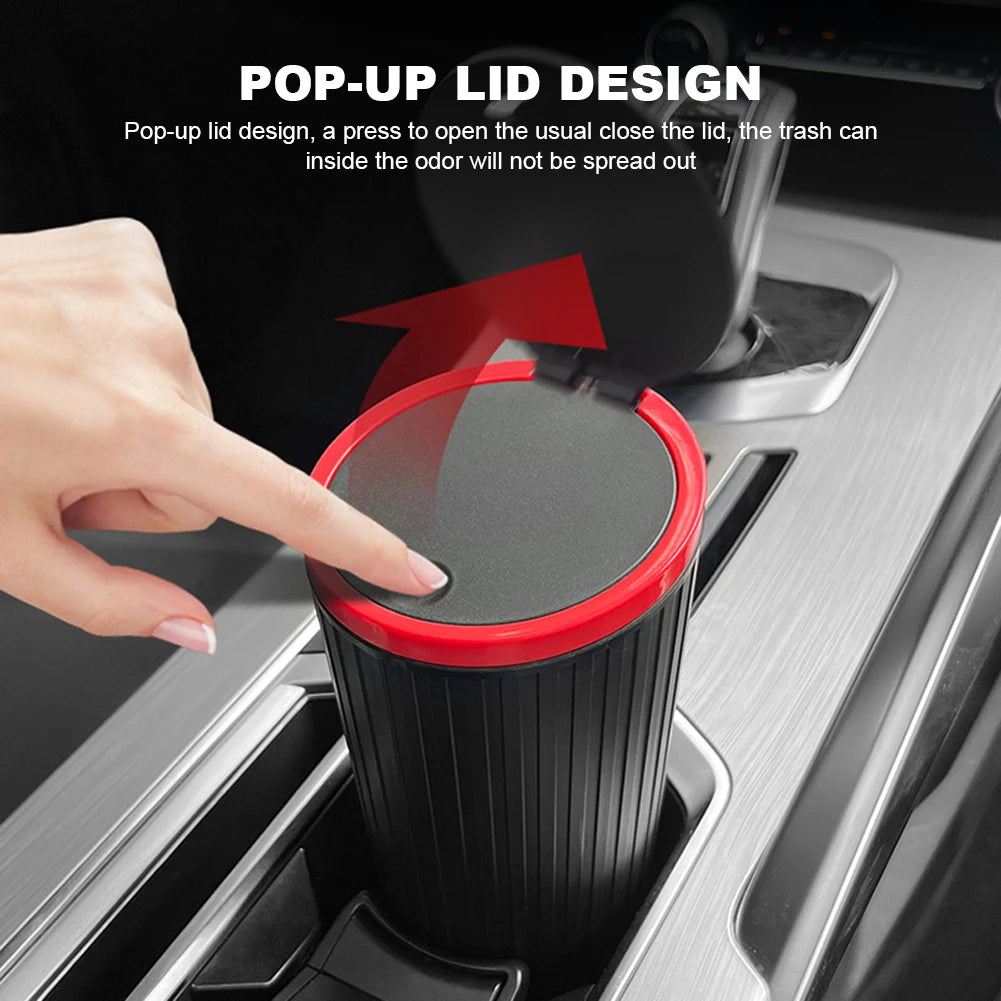 Car Trash Can Cup Holder Leakproof