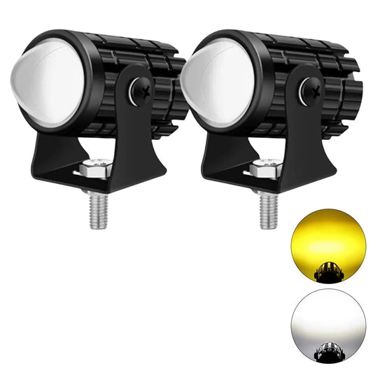 Universal LED Headlight Dual Color Spotlights