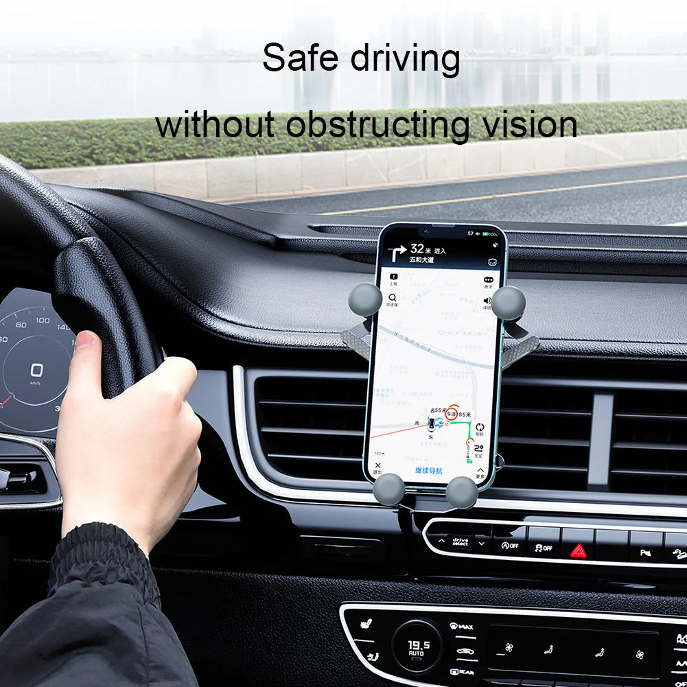 Car Gravity Air Vent Car Mount Stand Large Screen