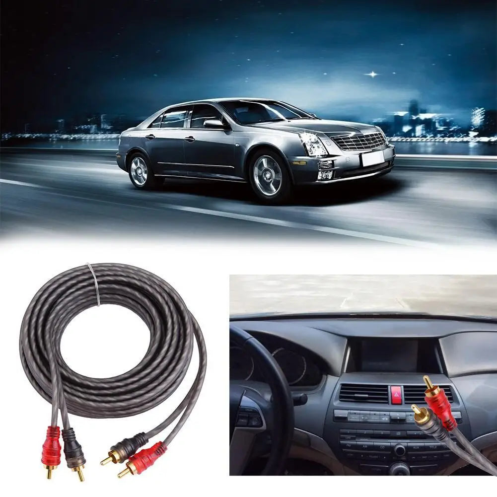 Cable Copper Wire Coated RCA Audio Splitter
