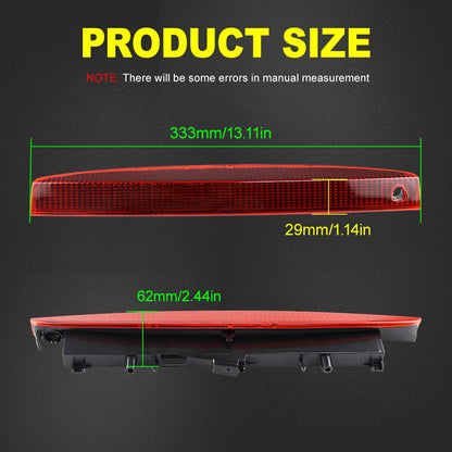 High Mount Stop Lamp Red Black Brake Light