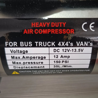 Heavy Duty Deluxe Portable Metal Air Compressor