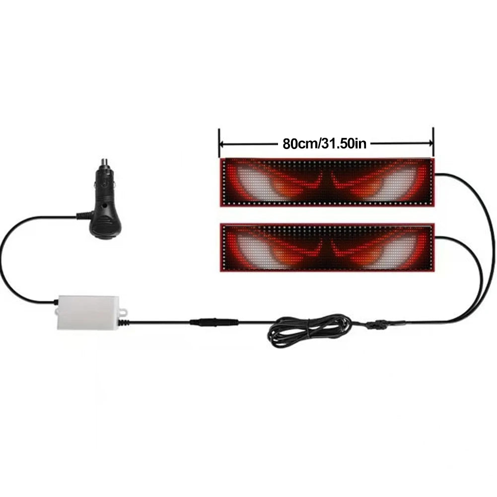 Devil Eyes Light for Cars LED Display