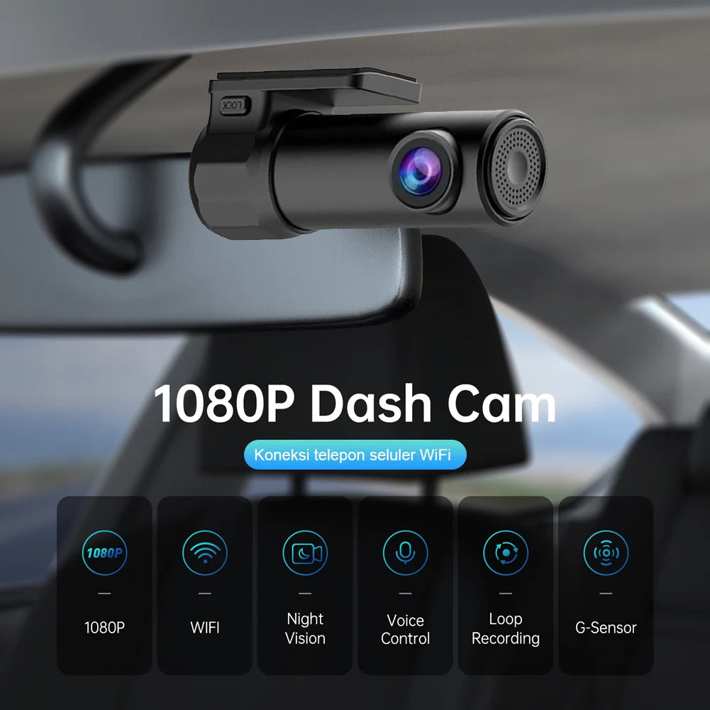 Car Recorders HD 1080P 500MP Lens GPS Wifi