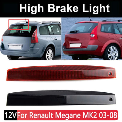 High Mount Stop Lamp Red Black Brake Light