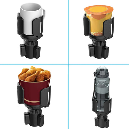 Large Car Cup Holder Expander With Adjustable Base