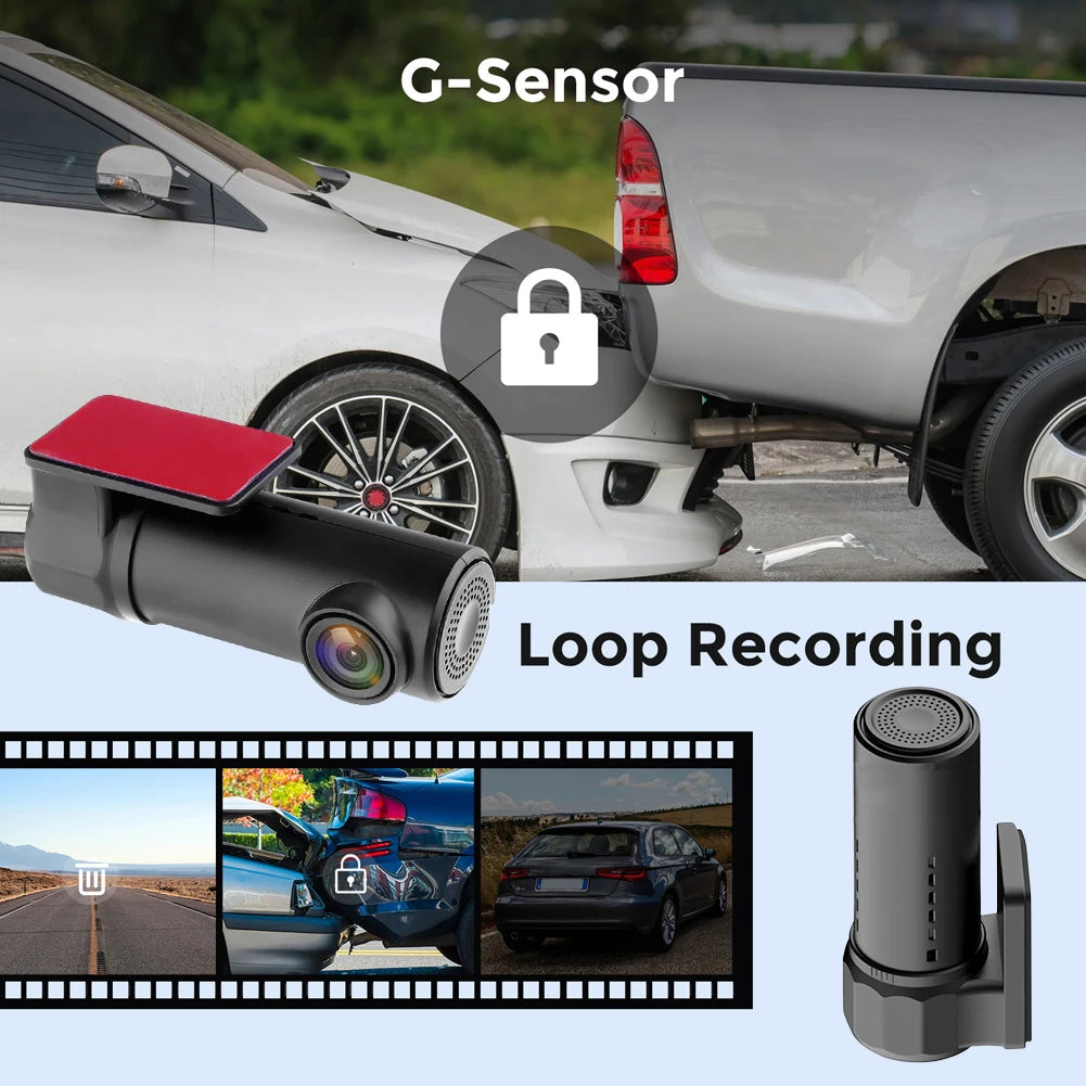 Car Recorders HD 1080P 500MP Lens GPS Wifi