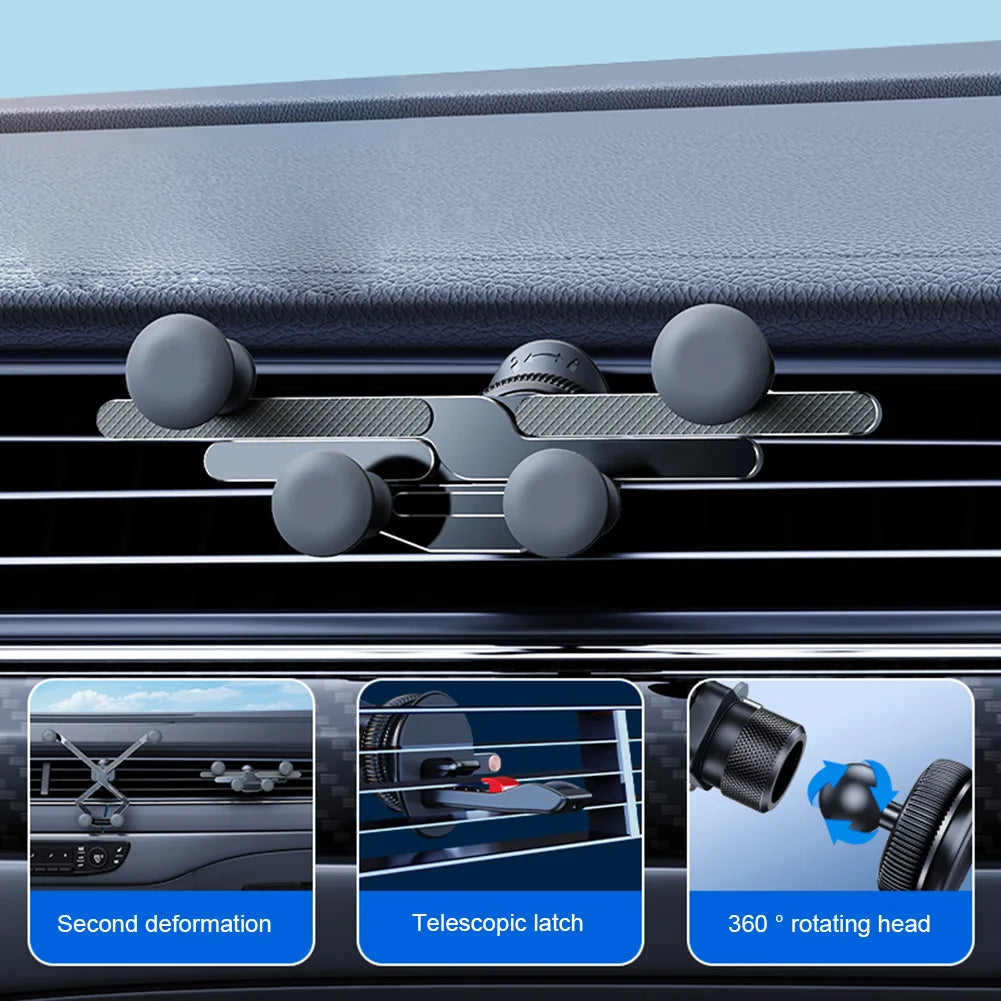 Car Gravity Air Vent Car Mount Stand Large Screen