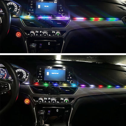 USB LED Ambient Light Remote Control Car Interior Colorful Light