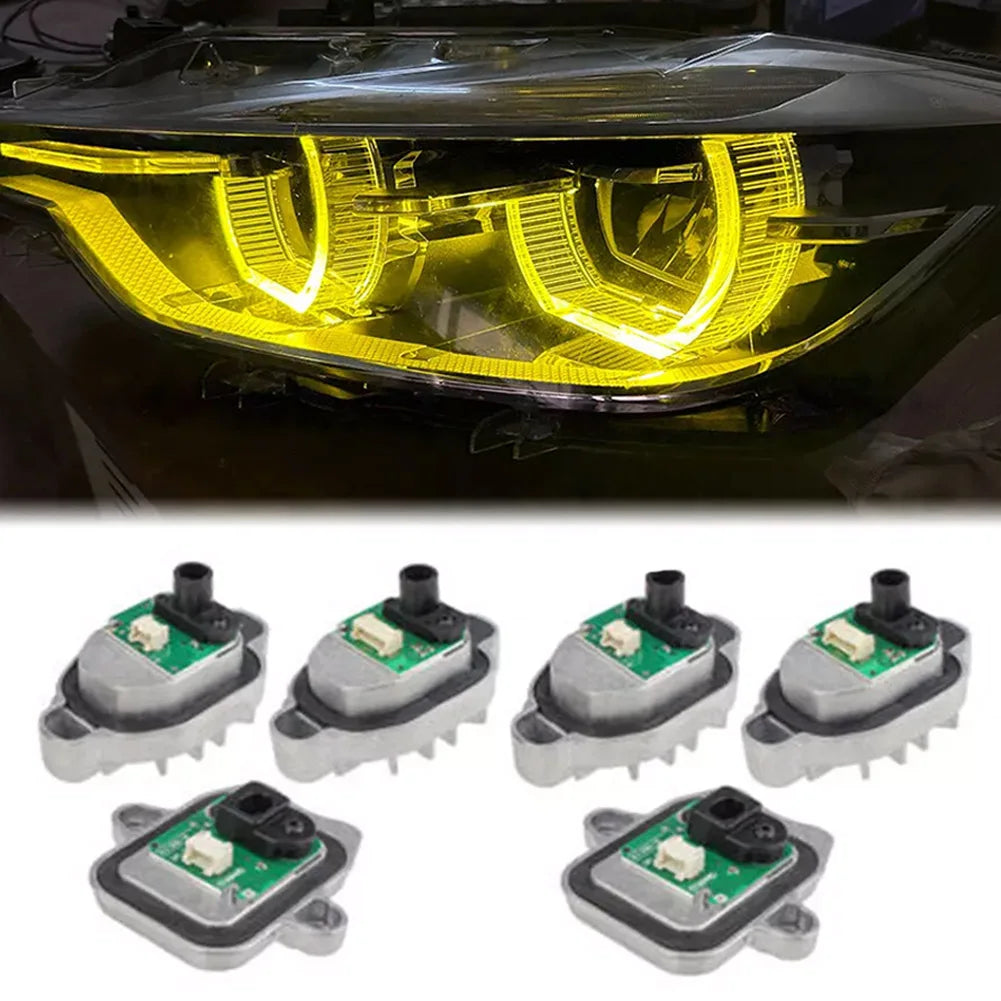Yellow Angel Eyes DRL Module LED Headlight
