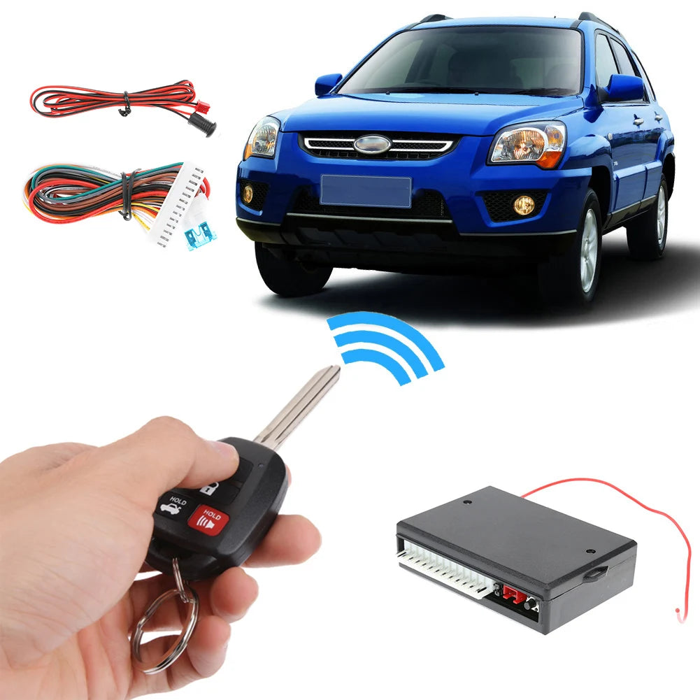 Universal Auto Car Vehicle Keyless Entry System