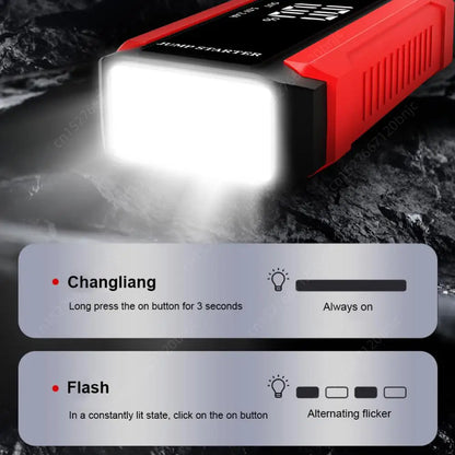 Car Emergency Booster Starter LED Flashlight