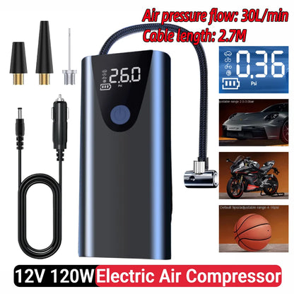 Electric Air Compressor High Precision Electric Tire Pump